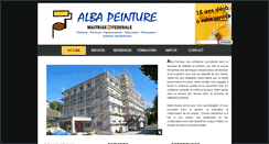 Desktop Screenshot of alba-peinture.ch